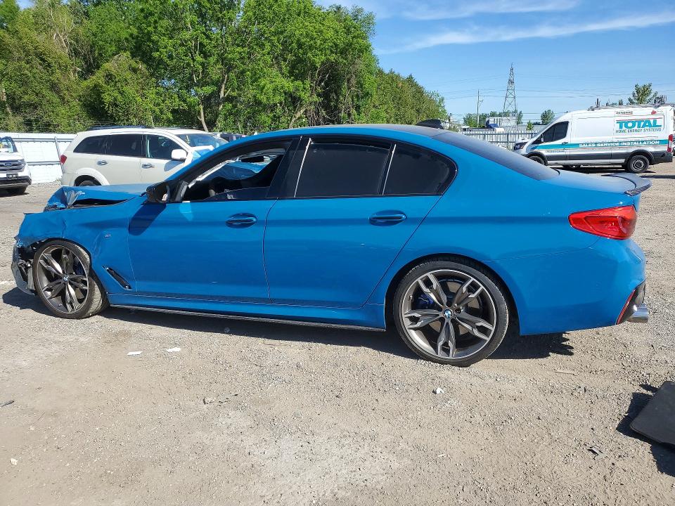 2018 BMW M550i xdrive VIN WBAJB9C5XJB049719 COPART salvage auction — FRONT END, ON - PERMIT NO BRAND - UNFIT, sold $2,750 on 2026-07-21 (photo 2)