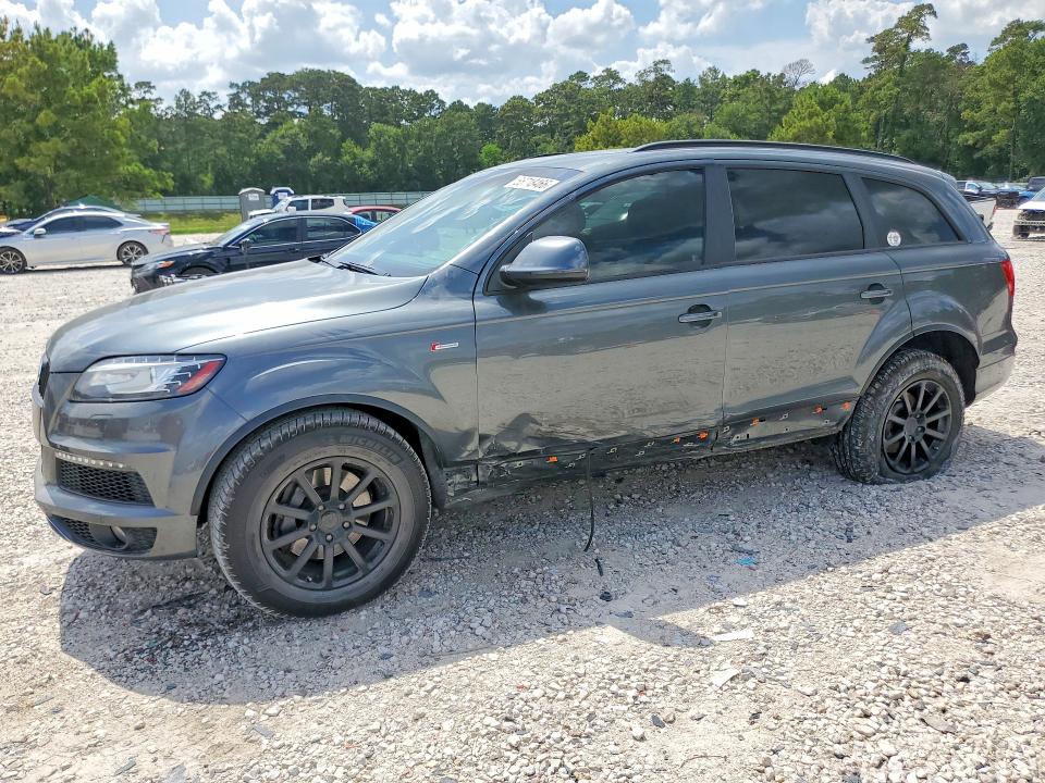 2014 Audi Q7 VIN WA1DGAFE6ED015733 COPART salvage auction — SIDE, Tx - Salvage Vehicle Title, sold $1,450 on 2026-07-24 (photo 1)