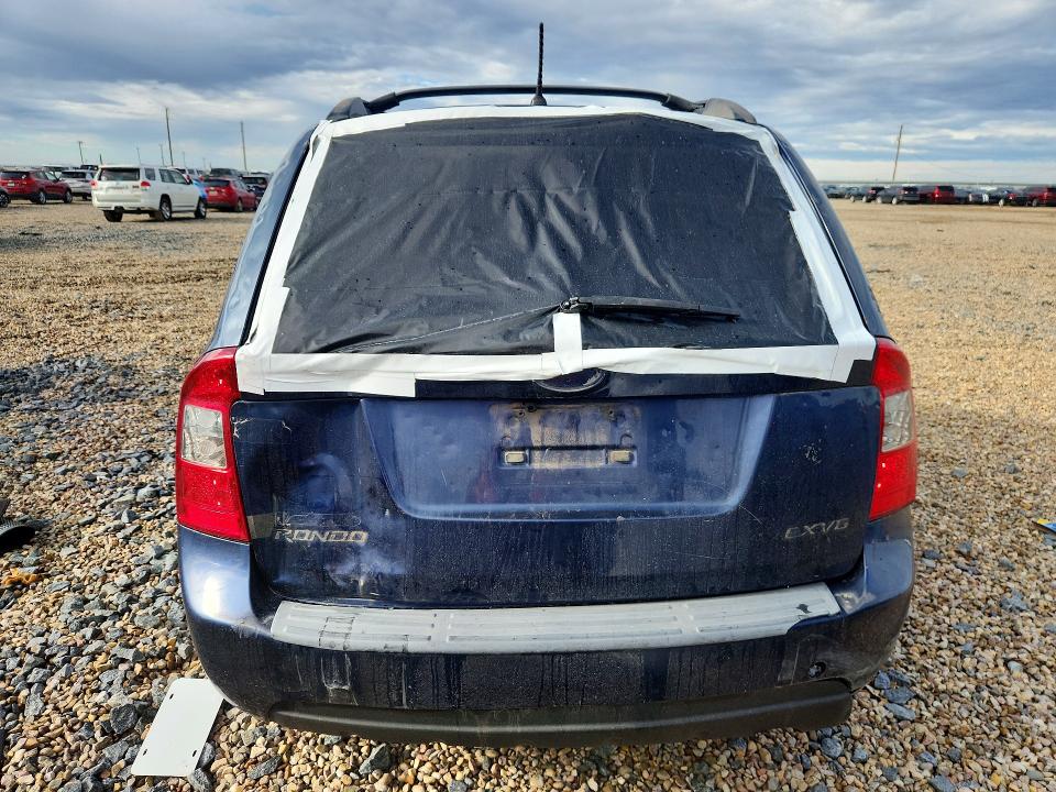 2008 Kia Rondo VIN KNAFG526087177295 COPART salvage auction — REAR END, Tx - Salvage Vehicle Title, sold $90 on 2026-07-28 (photo 6)
