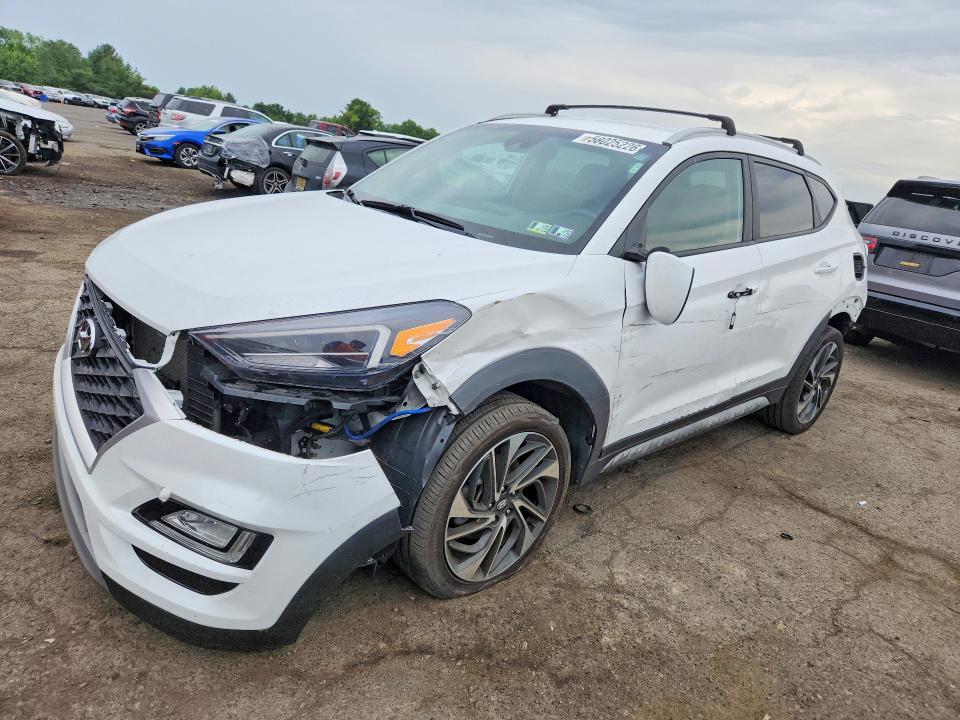 2021 Hyundai Tucson VIN KM8J3CAL3MU399258 COPART salvage auction — REAR END, Pa - Certificate Of Salvage, sold $1,350 on 2026-07-21 (photo 1)