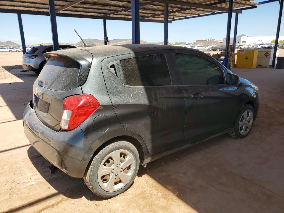 2021 Chevrolet Spark VIN KL8CB6SA4MC703467 COPART salvage auction — SIDE, Az - Cert Of Title - Salvage, sold $325 on 2026-07-28 (photo 3)