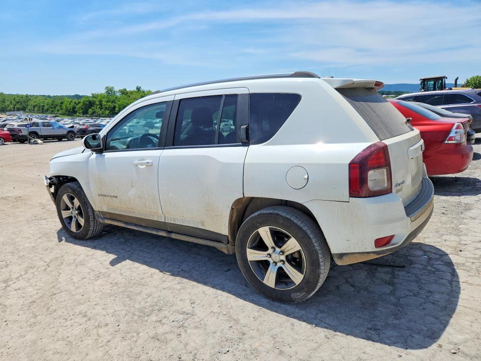 2016 Jeep Compass VIN 1C4NJDEB2GD795107 COPART salvage auction — FRONT END, Pa - Certificate Of Salvage, sold $375 on 2026-07-24 (photo 2)