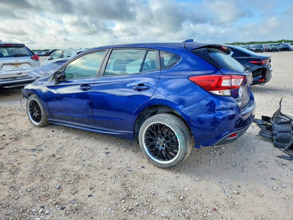 2017 Subaru Impreza VIN 4S3GTAK61H3717370 COPART salvage auction — FRONT END, Tx - Salvage Vehicle Title, sold $225 on 2026-07-02 (photo 2)