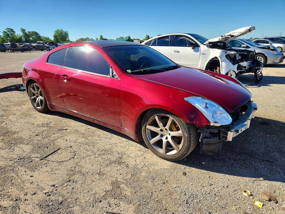 2003 Infiniti G VIN JNKCV54E13M209180 COPART salvage auction — FRONT END, Il - Salvage Certificate, sold $1,300 on 2026-07-16 (photo 4)