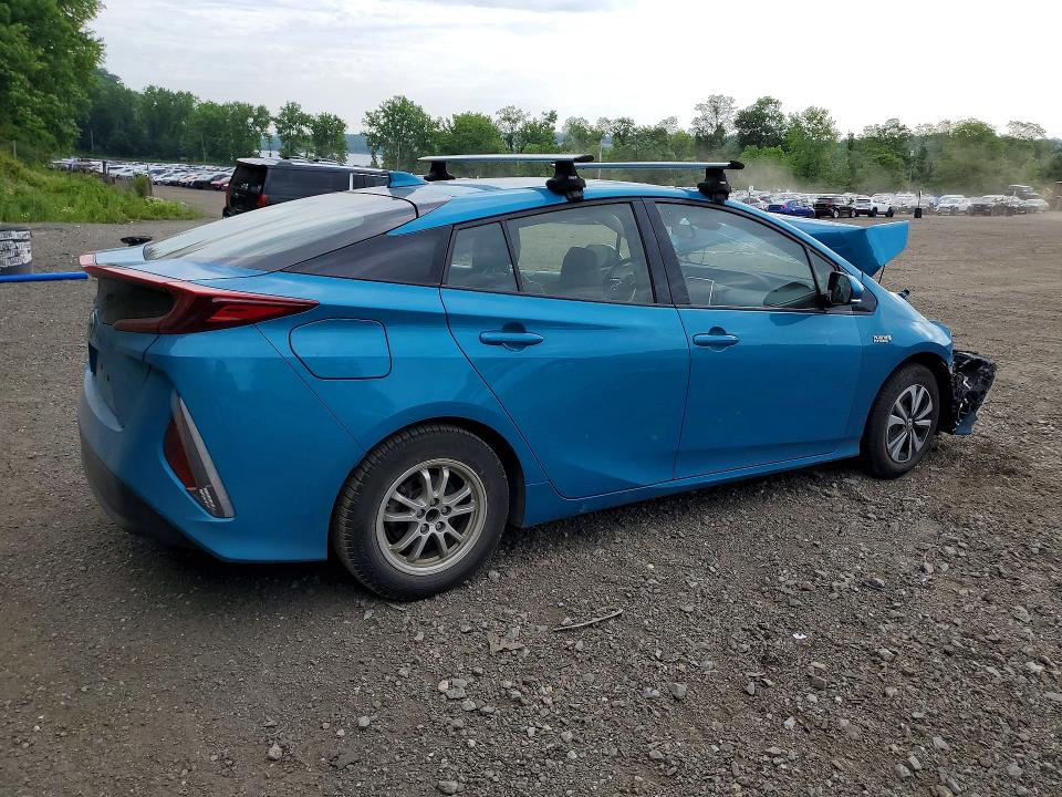 2018 Toyota Prius VIN JTDKARFP4J3077114 COPART salvage auction — FRONT END, Ny - Mv-907A Salvage Certificate, sold $2,000 on 2026-07-16 (photo 3)