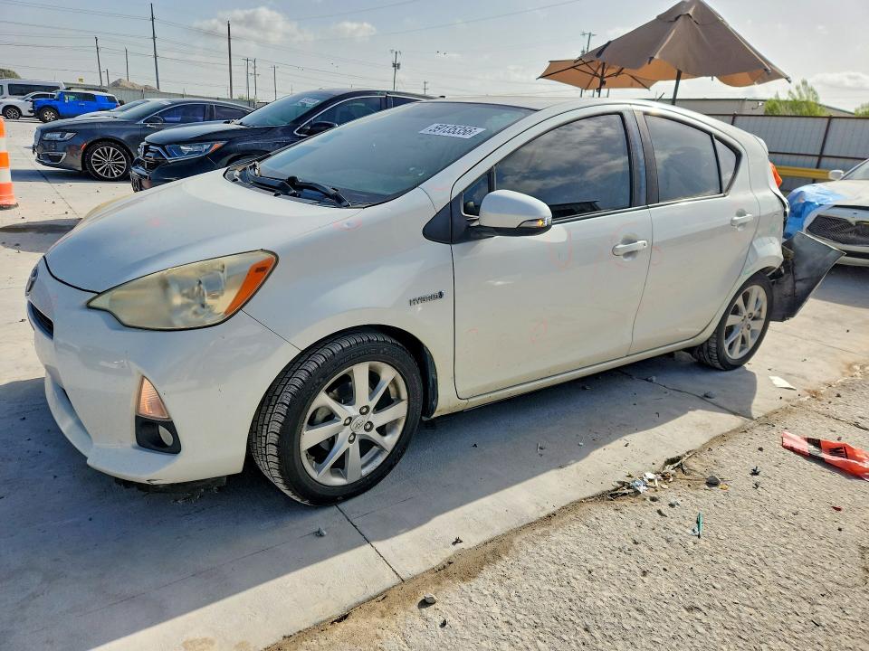 2012 Toyota Prius VIN JTDKDTB3XC1500106 COPART salvage auction — REAR END, Salvage Title, sold $175 on 2026-07-24 (photo 1)