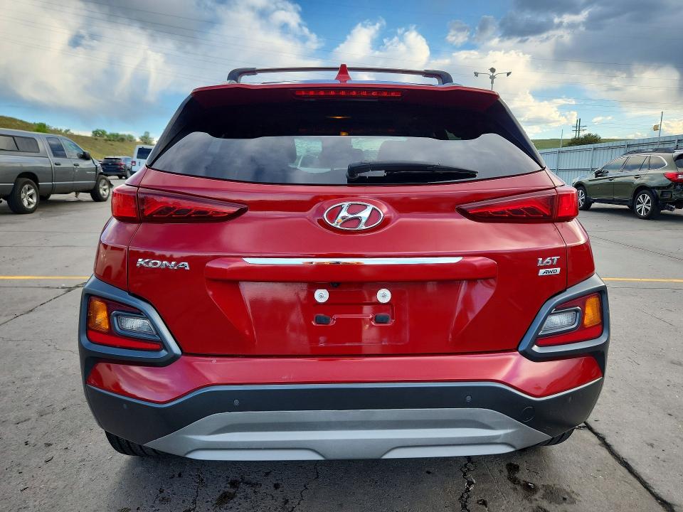 2021 Hyundai Kona VIN KM8K5CA59MU635931 COPART salvage auction — ROLLOVER, Co - Salvage Title, sold $2,050 on 2026-07-08 (photo 6)