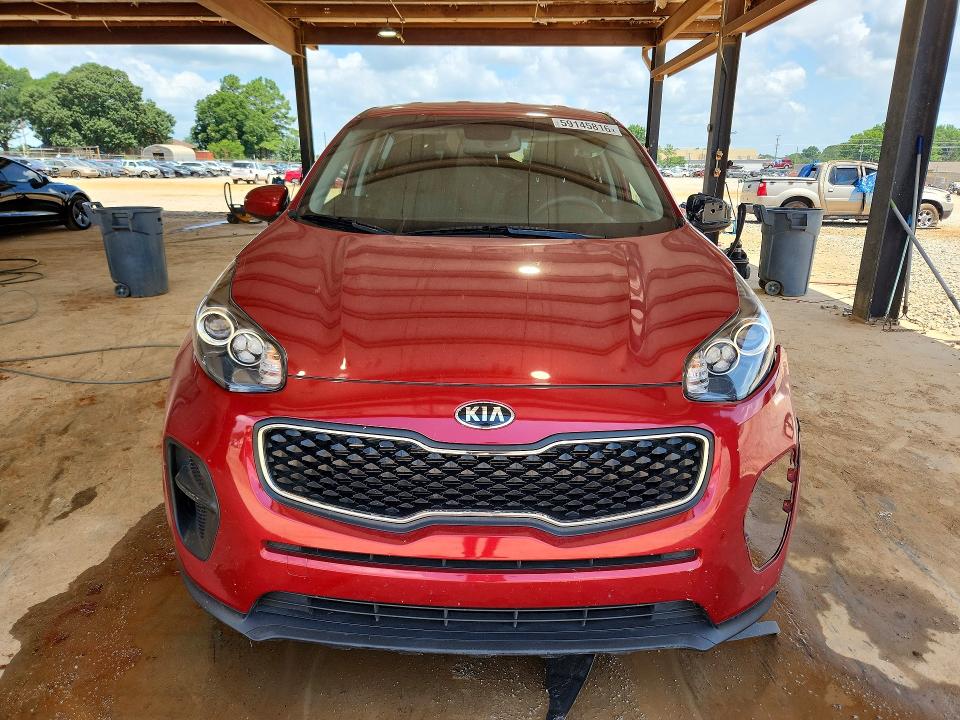 2019 Kia Sportage VIN KNDPM3AC9K7507759 COPART salvage auction — FRONT END, Al - Cert Of Title-Salvage Title, sold $2,800 on 2026-07-08 (photo 5)