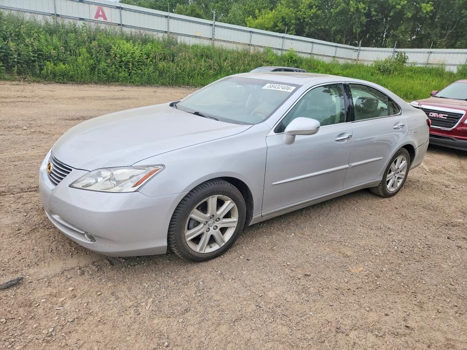 2009 Lexus ES VIN JTHBJ46G092283047 COPART salvage auction — REAR END, MI - CERTIFICATE OF TITLE, sold $375 on 2026-07-29 (photo 1)