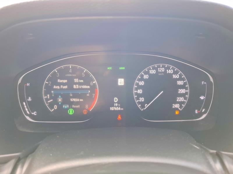 2018 Honda Accord VIN 1HGCV1F96JA805394 COPART salvage auction — NORMAL WEAR, ON - PERMIT NO BRAND - UNFIT (P), sold $9,100 on 2026-07-21 (photo 8)
