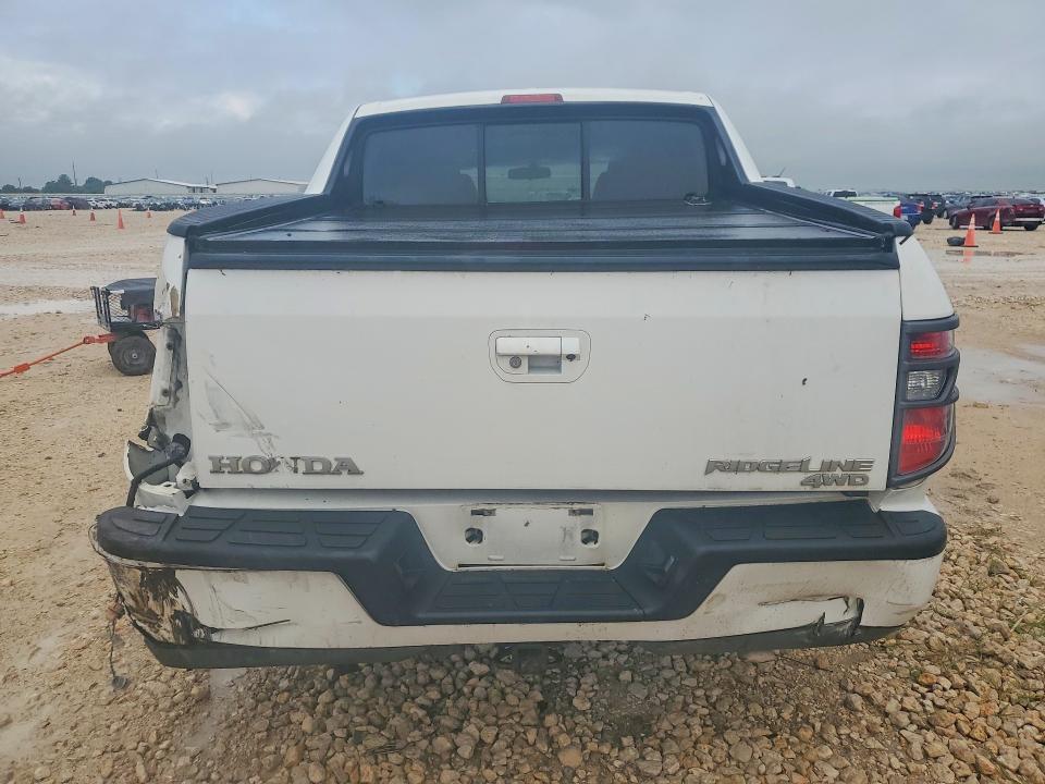 2012 Honda Ridgeline VIN 5FPYK1F50CB452792 COPART salvage auction — FRONT END, Tx - Certificate Of Title, sold $450 on 2026-07-09 (photo 6)