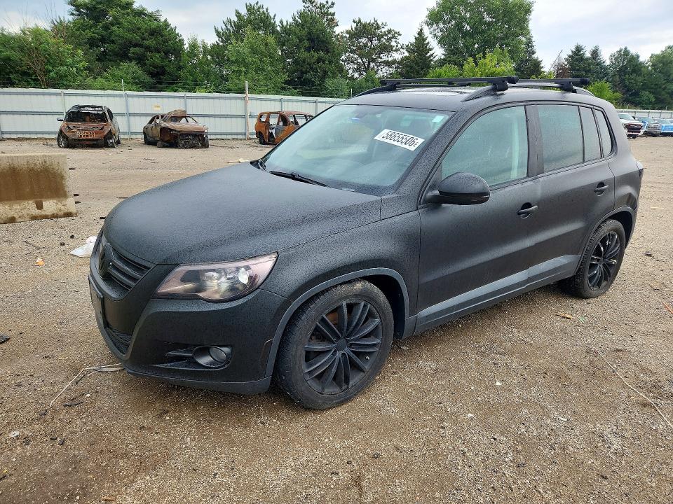 2011 Volkswagen Tiguan VIN WVGBV7AX3BW534426 COPART salvage auction — FRONT END, Il - Salvage Certificate, sold $375 on 2026-08-11 (photo 1)