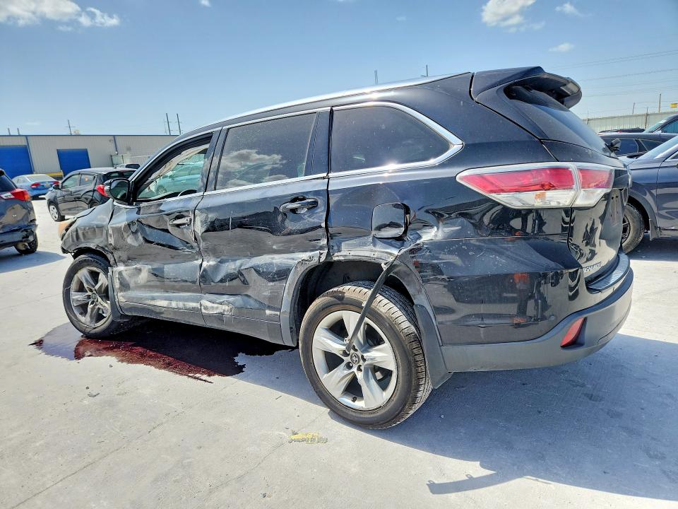 2016 Toyota Highlander VIN 5TDDKRFH9GS299671 COPART salvage auction — FRONT END, Oh - Cert Of Title-Salvage, sold $5,500 on 2026-07-24 (photo 2)