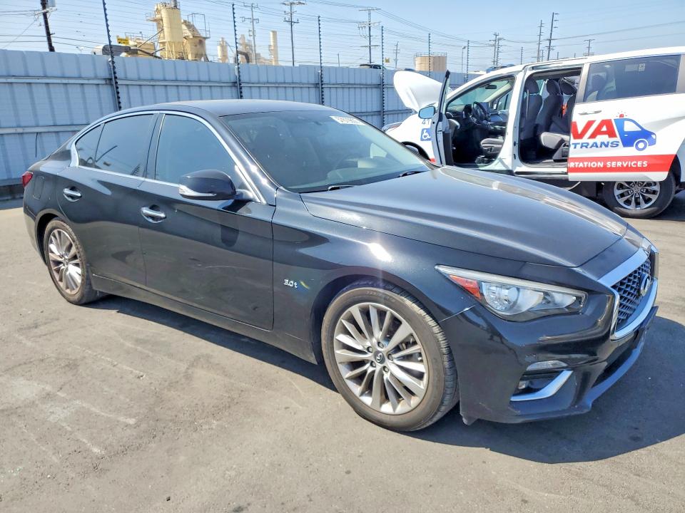2019 Infiniti VIN JN1EV7AP8KM515659 COPART salvage auction — REAR END, Ca - Salvage Certificate, sold $3,850 on 2026-07-13 (photo 4)