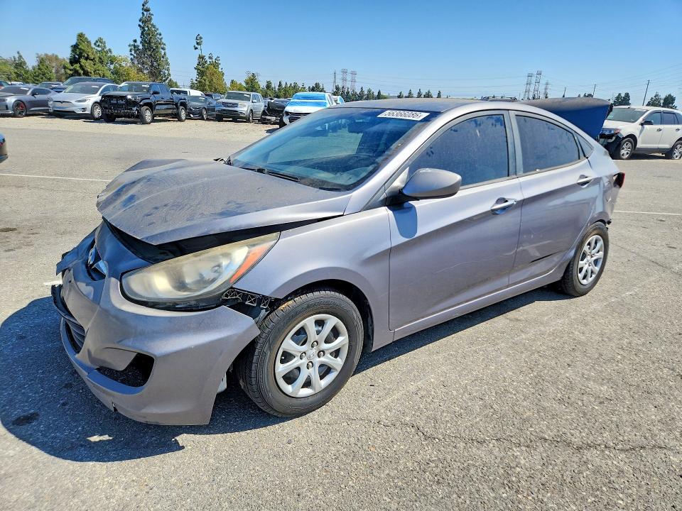 2013 Hyundai VIN KMHCT4AEXDU548524 COPART salvage auction — FRONT END, Ca - Salvage Certificate, sold $150 on 2026-07-02 (photo 1)