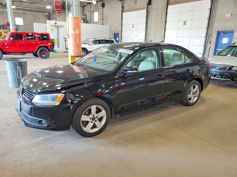 2011 Volkswagen Jetta VIN 3VWLL7AJ6BM022053 COPART salvage auction — FRONT END, Mn - Cert Of Title-Prior Salvage, sold $1,300 on 2026-07-02 (photo 1)