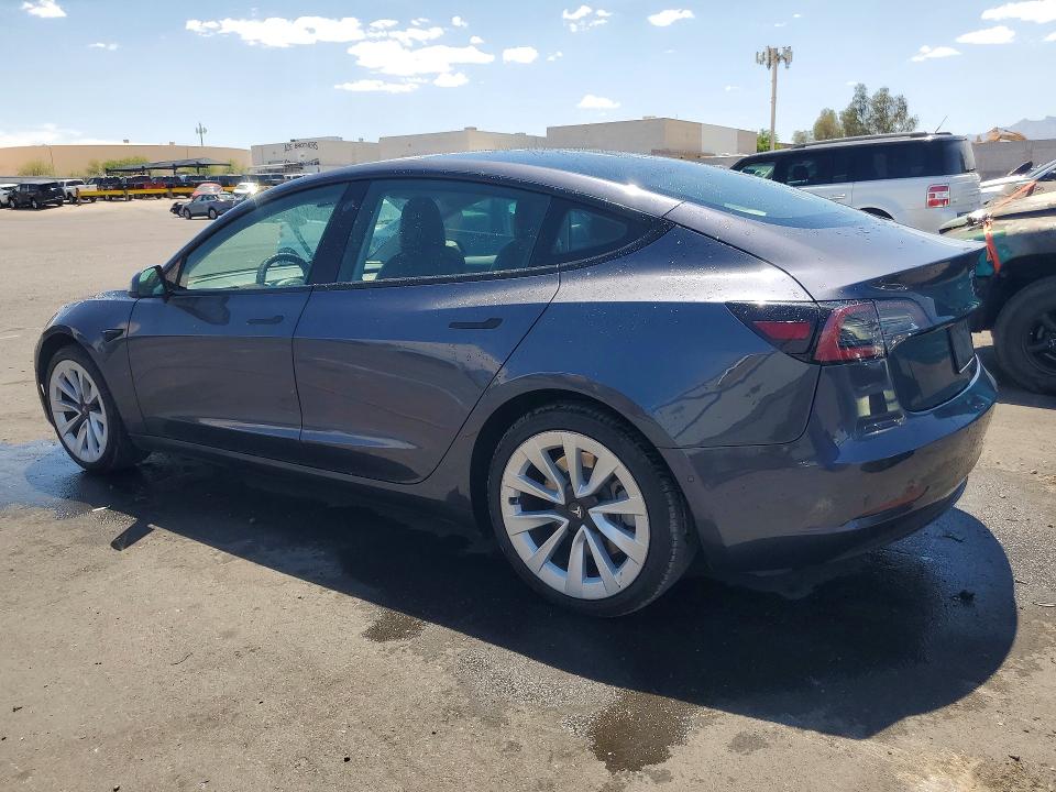 2022 Tesla Model 3 VIN 5YJ3E1EB1NF289767 COPART salvage auction — FRONT END, NV - SALVAGE TITLE, sold $5,900 on 2026-07-27 (photo 2)
