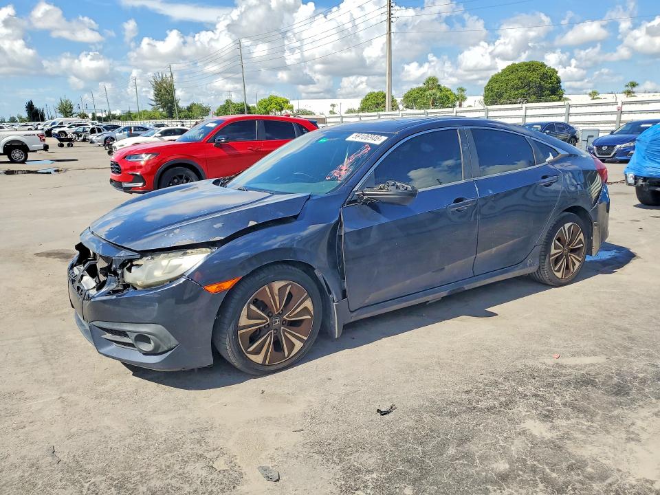 2017 Honda Civic VIN 19XFC1F79HE021105 COPART salvage auction — MECHANICAL, Fl - Certificate Of Title (P), sold $4,500 on 2026-07-28 (photo 1)