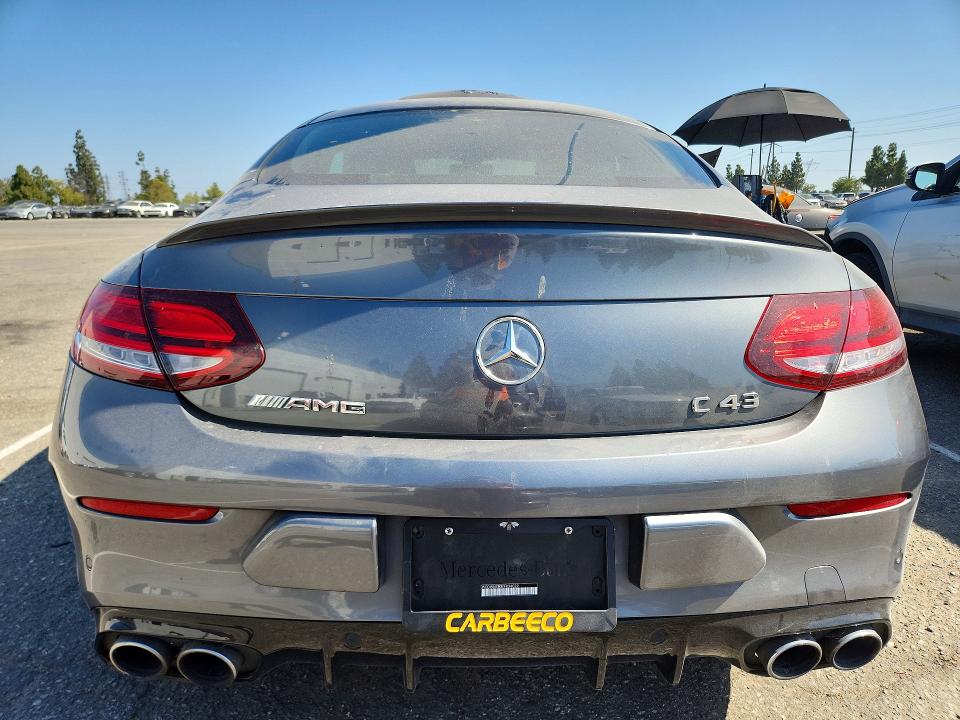 2019 Mercedes-benz C-klasse amg VIN WDDWJ6EB3KF834029 COPART salvage auction — SIDE, Ca - Salvage Certificate, sold $12,600 on 2026-08-18 (photo 6)
