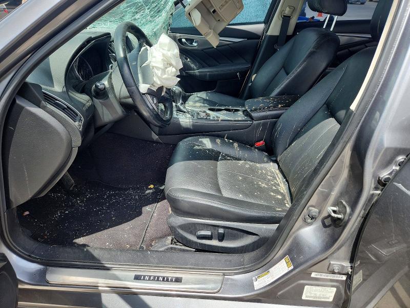 2015 Infiniti VIN JN1BV7AP1FM344214 COPART salvage auction — FRONT END, TX - SALVAGE VEHICLE TITLE, sold $575 on 2026-07-27 (photo 7)