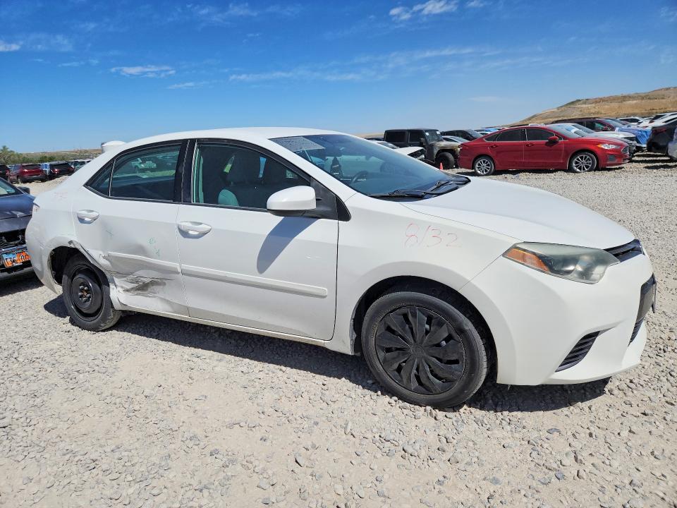 2016 Toyota Corolla VIN 5YFBURHE7GP378270 COPART salvage auction — MINOR DENT/SCRATCHES, Ut - Salvage Certificate, sold $4,550 on 2026-07-31 (photo 4)