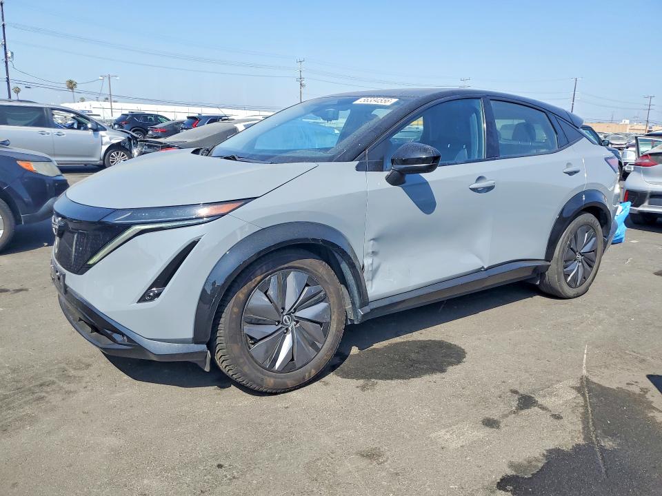 2023 Nissan Ariya VIN JN1DF0BB5PM705087 COPART salvage auction — UNDERCARRIAGE, CA - SALVAGE CERTIFICATE, sold $12,600 on 2026-07-08 (photo 1)