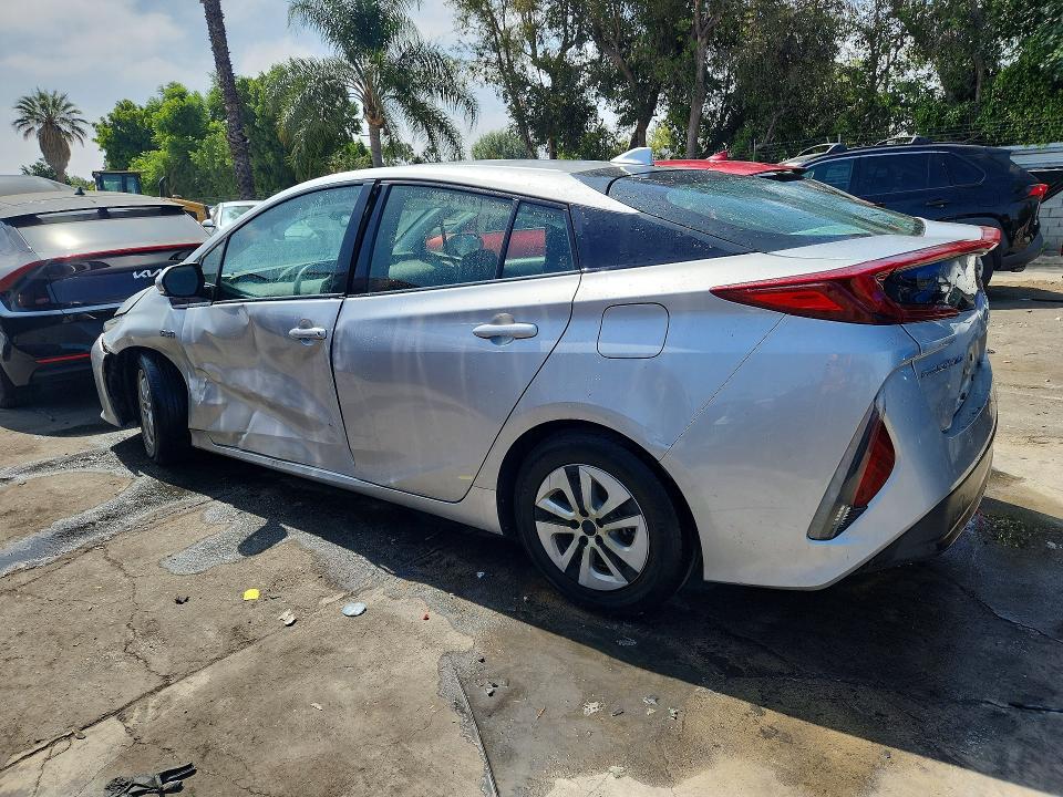 2018 Toyota Prius prime VIN JTDKARFP4J3104358 COPART salvage auction — SIDE, CA - CERTIFICATE OF TITLE, sold $2,100 on 2026-07-21 (photo 2)