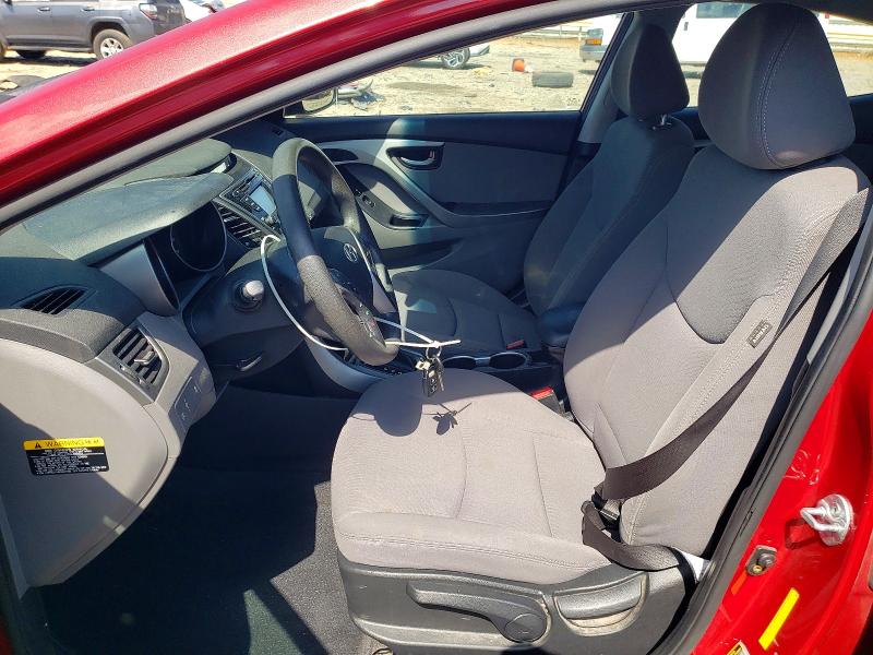 2015 Hyundai Elantra VIN KMHDH4AE9FU277822 COPART salvage auction — FRONT END, Va - Cert Of Title - Salvage, sold $750 on 2026-07-10 (photo 7)