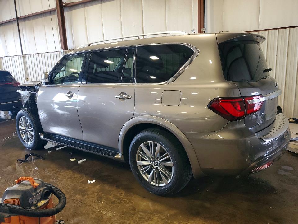 2019 Infiniti Qx80 VIN JN8AZ2NEXK9228102 COPART salvage auction — FRONT END, Pa - Certificate Of Salvage, sold $7,000 on 2026-07-14 (photo 2)