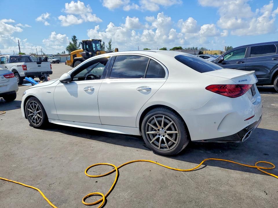2023 Mercedes-benz C-klasse amg VIN W1KAF8HB7PR091206 COPART salvage auction — FRONT END, Fl - Cert Of Title Slvg Rebuildable, sold $17,000 on 2026-08-19 (photo 2)