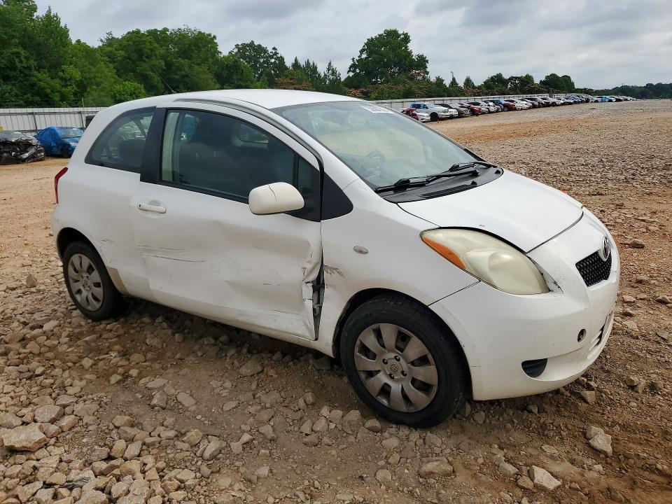 2007 Toyota Yaris VIN JTDJT923475131887 COPART salvage auction — SIDE, NC - SALVAGE CERTIFICATE OF TITLE, sold $250 on 2026-07-27 (photo 4)