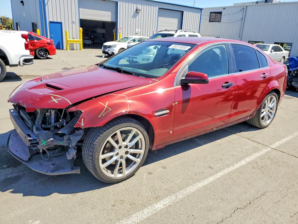 2009 Pontiac G8 VIN 6G2EC57Y19L192389 COPART salvage auction — FRONT END, Ca - Salvage Certificate, sold $7,700 on 2026-07-10 (photo 1)