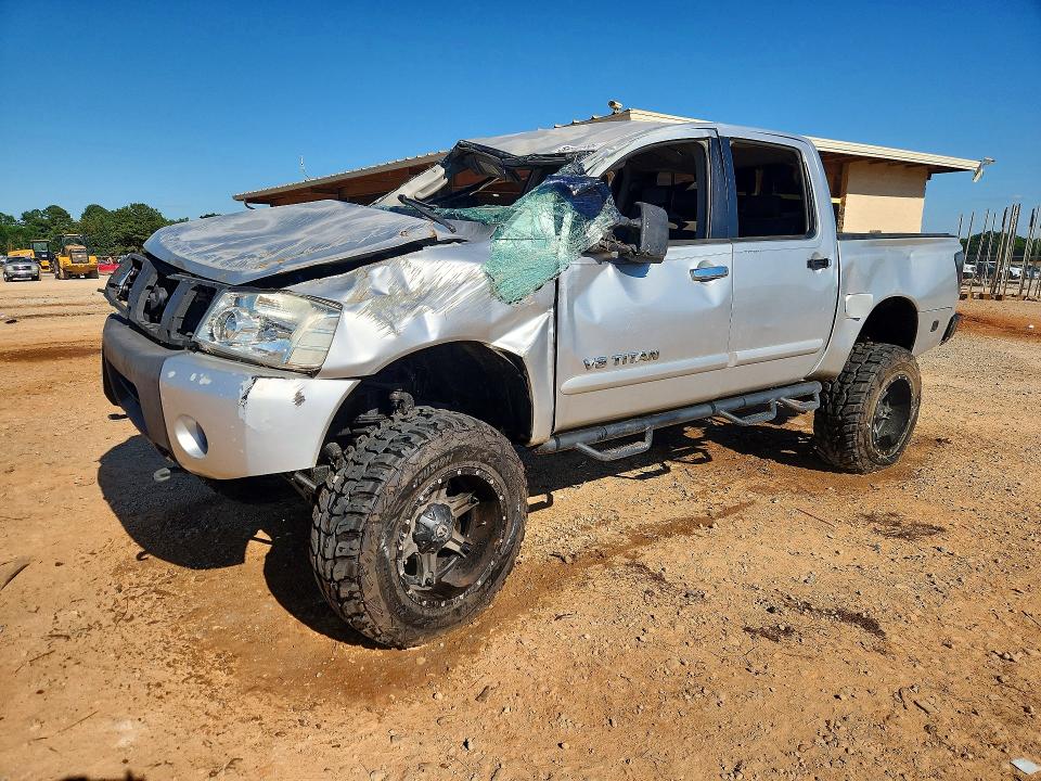 2006 Nissan TITAN VIN 1N6BA07B26N563704 COPART salvage auction — ROLLOVER, Al - Cert Of Title-Parts Only Salvg, sold $750 on 2026-07-29 (photo 1)