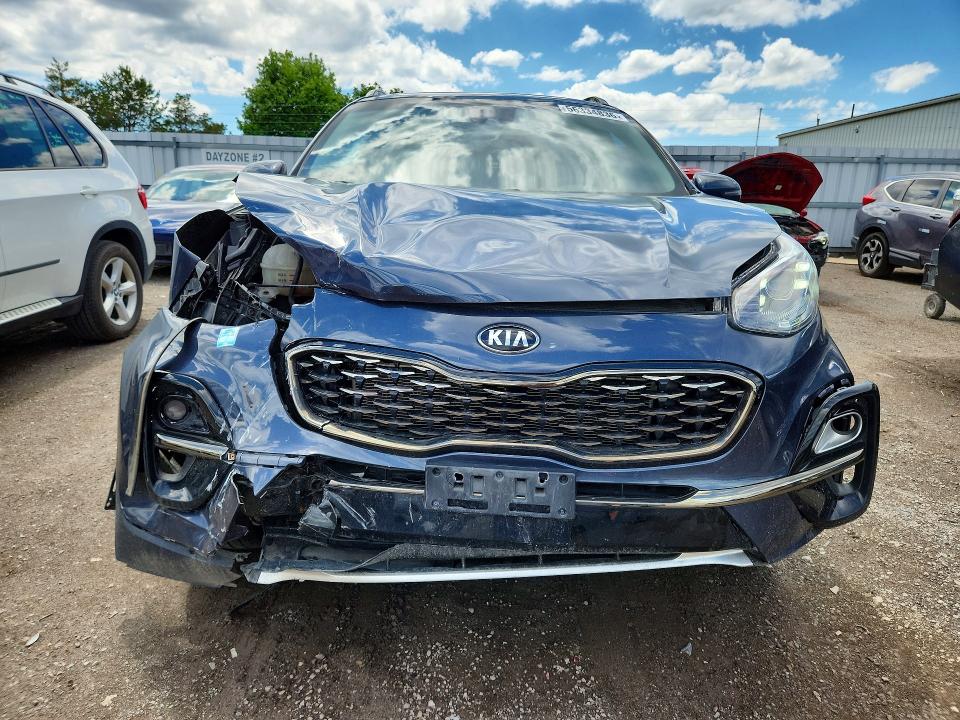 2022 Kia Sportage VIN KNDPNCAC2N7999410 COPART salvage auction — FRONT END, On - Permit Salvage, sold $5,200 on 2026-07-07 (photo 5)