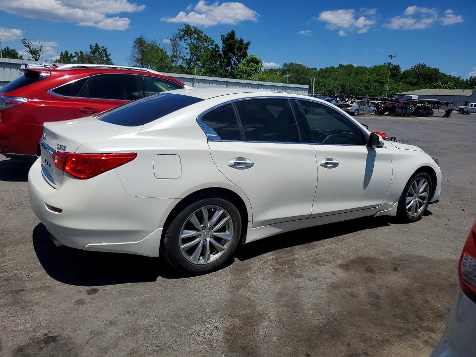 2016 Infiniti Q50 VIN JN1EV7AR7GM343312 COPART salvage auction — MINOR DENT/SCRATCHES, Va - Certificate Of Title, sold $5,800 on 2026-07-14 (photo 3)