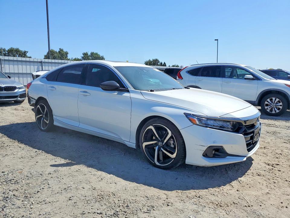 2021 Honda Accord VIN 1HGCV2F32MA002488 COPART salvage auction — REAR END, CA - SALVAGE CERTIFICATE, sold $5,000 on 2026-07-09 (photo 4)