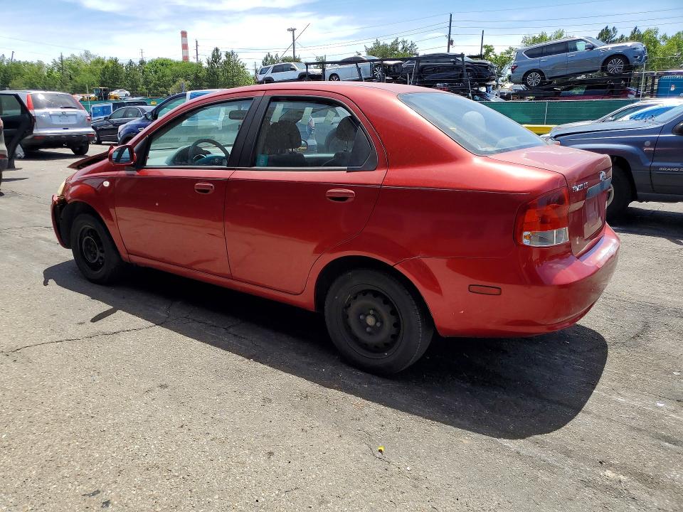 2005 Chevrolet Aveo VIN KL1TD52645B452780 COPART salvage auction — FRONT END, Co - Salvage Title, sold $250 on 2026-07-30 (photo 2)