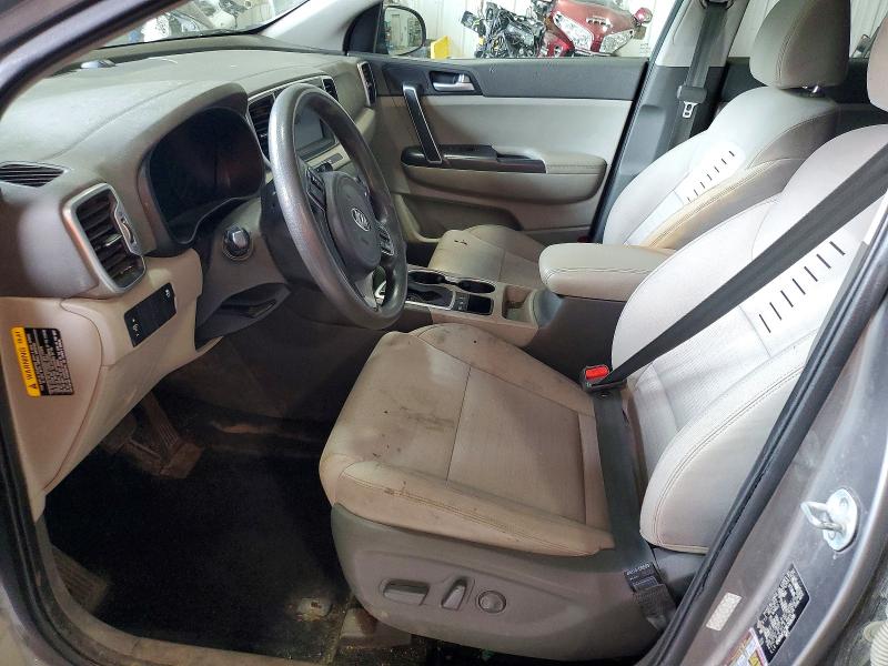 2019 Kia Sportage VIN KNDPMCAC8K7556239 COPART salvage auction — MINOR DENT/SCRATCHES, Vt - Certificate Of Title, sold $2,800 on 2026-07-22 (photo 7)