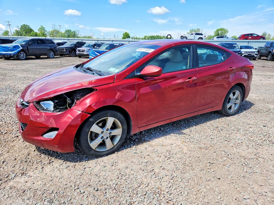 2013 Hyundai VIN KMHDH4AE3DU686377 COPART salvage auction — FRONT END, NY - MV-907A SALVAGE CERTIFICATE, sold $750 on 2026-07-06 (photo 1)