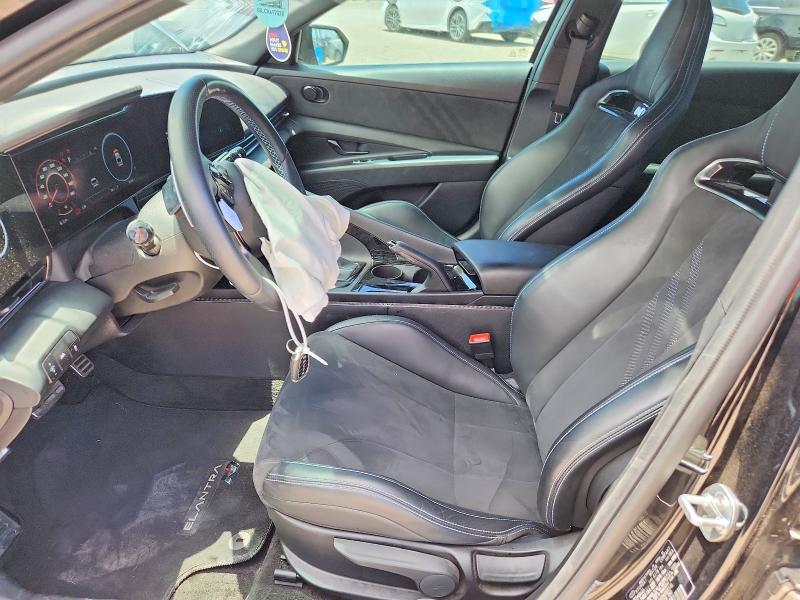 2022 Hyundai Elantra VIN KMHLW4AK8NU001346 COPART salvage auction — FRONT END, Az - Cert Of Title - Salvage, sold $5,200 on 2026-07-08 (photo 7)