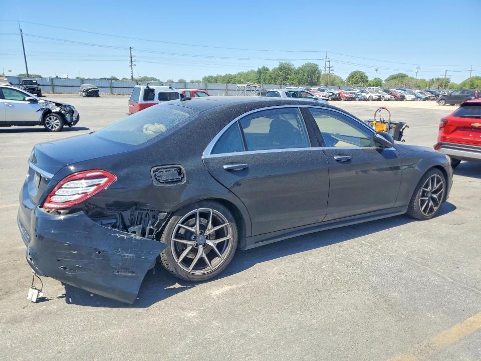 2016 Mercedes-benz S class VIN WDDUG8CB7GA267946 COPART salvage auction — REAR END, ID - SALVAGE CERTIFICATE OF TITLE, sold $10,400 on 2026-07-30 (photo 3)