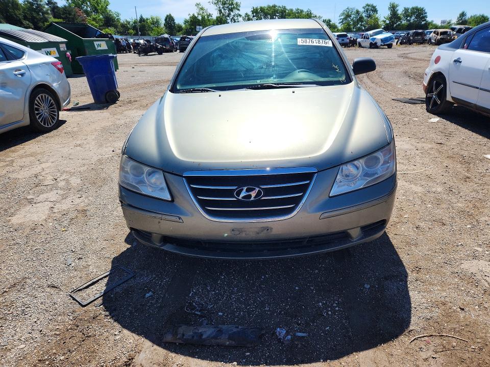 2010 Hyundai Sonata VIN 5NPET4ACXAH647796 COPART salvage auction — FRONT END, Il - Salvage Certificate, sold $250 on 2026-07-28 (photo 5)
