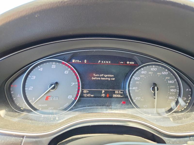 2016 Audi S6 VIN WAUF2AFC5GN108197 COPART salvage auction — REAR END, OR - SALVAGE TITLE CERTIFICATE, sold $8,800 on 2026-07-28 (photo 9)