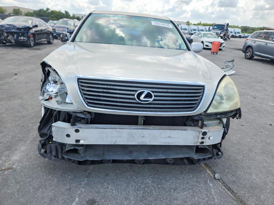 2001 Lexus Ls 430 VIN JTHBN30F010045911 COPART salvage auction — FRONT END, FL - CERT OF TITLE SLVG REBUILDABLE, sold $450 on 2026-07-09 (photo 5)