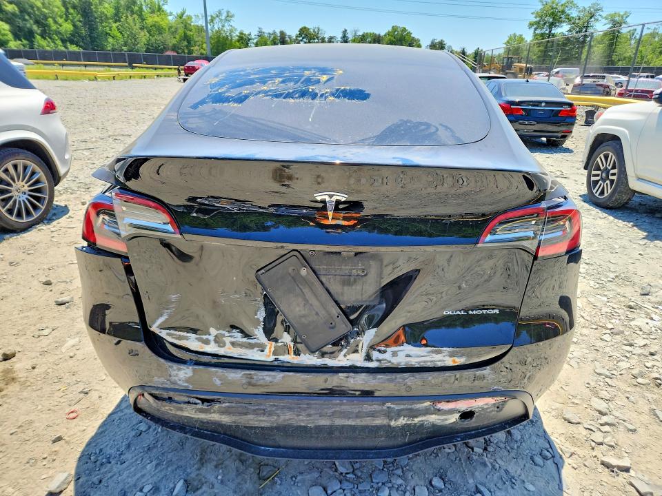 2020 Tesla Model y VIN 5YJYGDEE5LF043054 COPART salvage auction — FRONT END, Md - Cert Of Salvage > 75% Damage, sold $4,800 on 2026-07-31 (photo 6)
