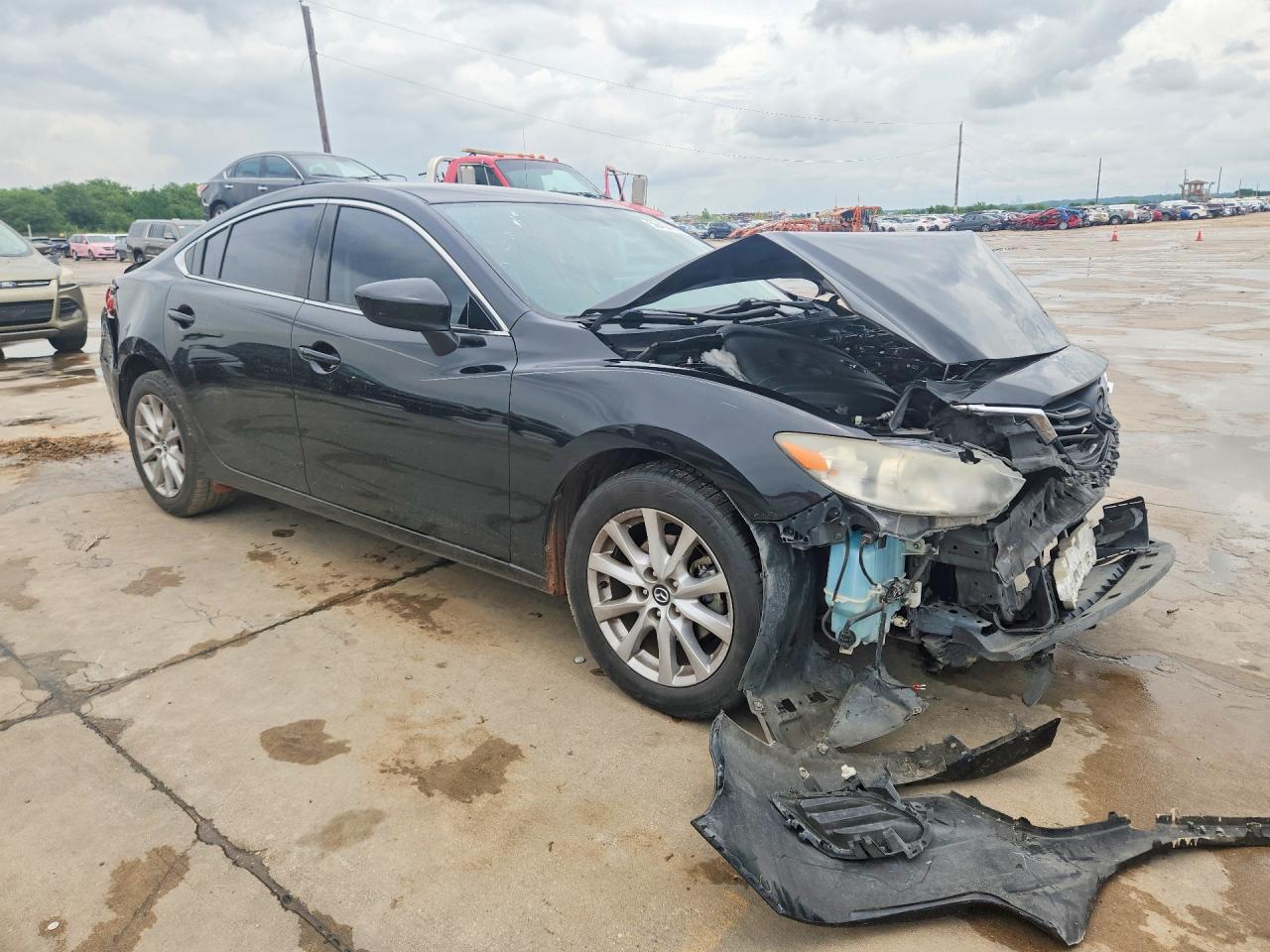 2016 Mazda 6 VIN JM1GJ1U51G1439512 COPART salvage auction — Front End, MT - CERTIFICATE OF TITLE, sold $600 on 2026-07-09 (photo 4)