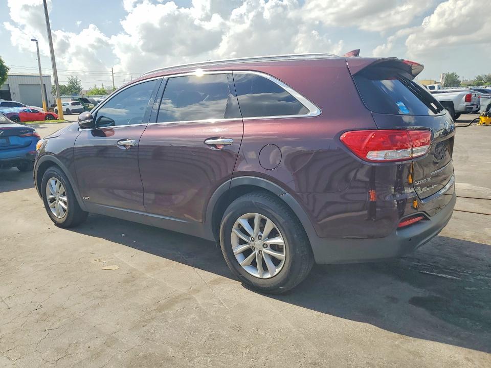 2016 Kia Sorento VIN 5XYPGDA32GG065818 COPART salvage auction — SIDE, Fl - Cert Of Title Slvg Rebuildable, sold $1,900 on 2026-07-13 (photo 2)