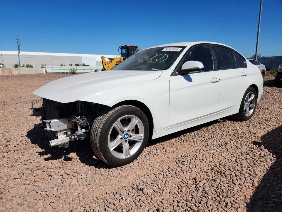2014 BMW 3 series VIN WBA3B1G51ENS80243 COPART salvage auction — FRONT END, AZ - CERT OF TITLE - SALVAGE, sold $1,250 on 2026-07-14 (photo 1)