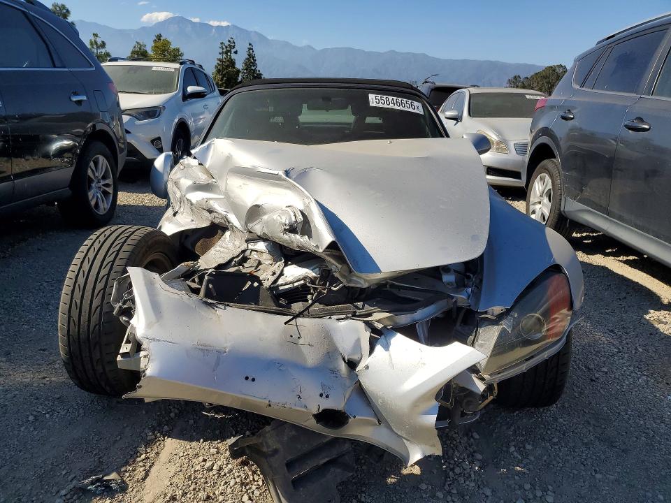 2002 Honda S2000 VIN JHMAP114X2T004077 COPART salvage auction — FRONT END, CA - SALVAGE CERTIFICATE, sold $4,200 on 2026-07-17 (photo 5)