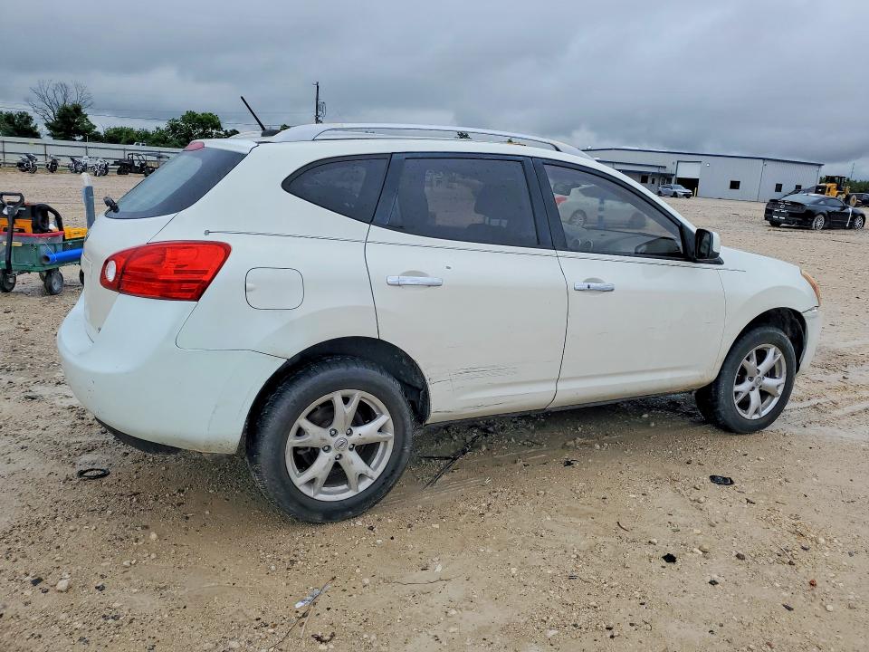 2010 Nissan Rogue VIN JN8AS5MT0AW504650 COPART salvage auction — FRONT END, TX - SALVAGE VEHICLE TITLE (P), sold $750 on 2026-07-09 (photo 3)